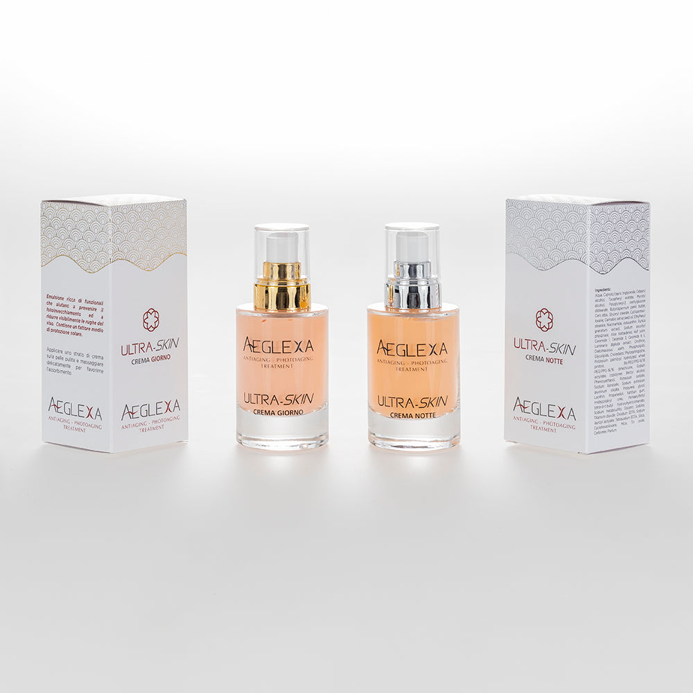 Trattamento viso giorno e notte anti-età per pelle matura, protegge e rigenera con efficacia clinica.