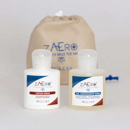 ZAERO – Crema Mani e Gel Igienizzante